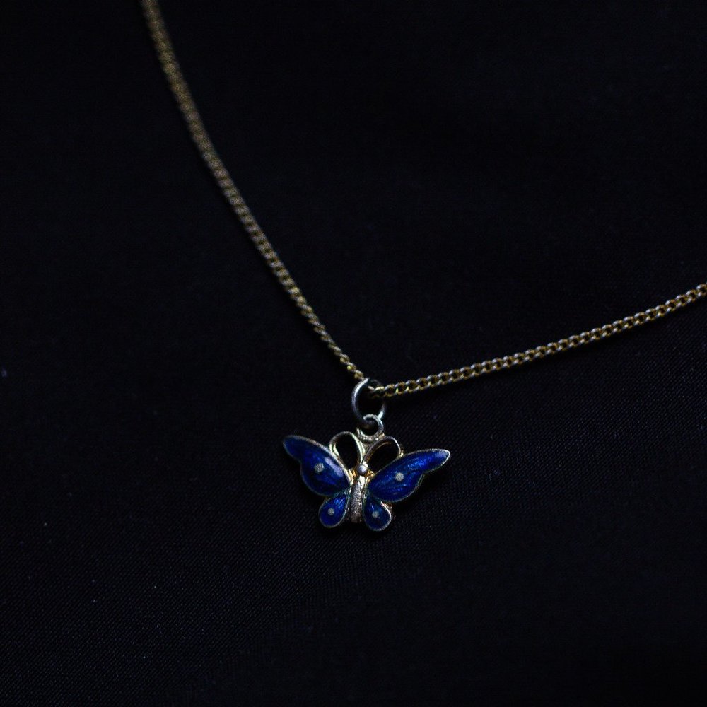 Beautiful Aesthetic Butterfly Necklace